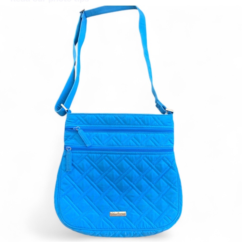 Vera Bradley Bright Blue Quilted Crossbody Bag